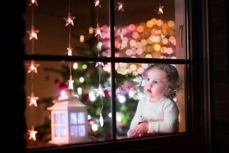 Vánoční výzdoba oken