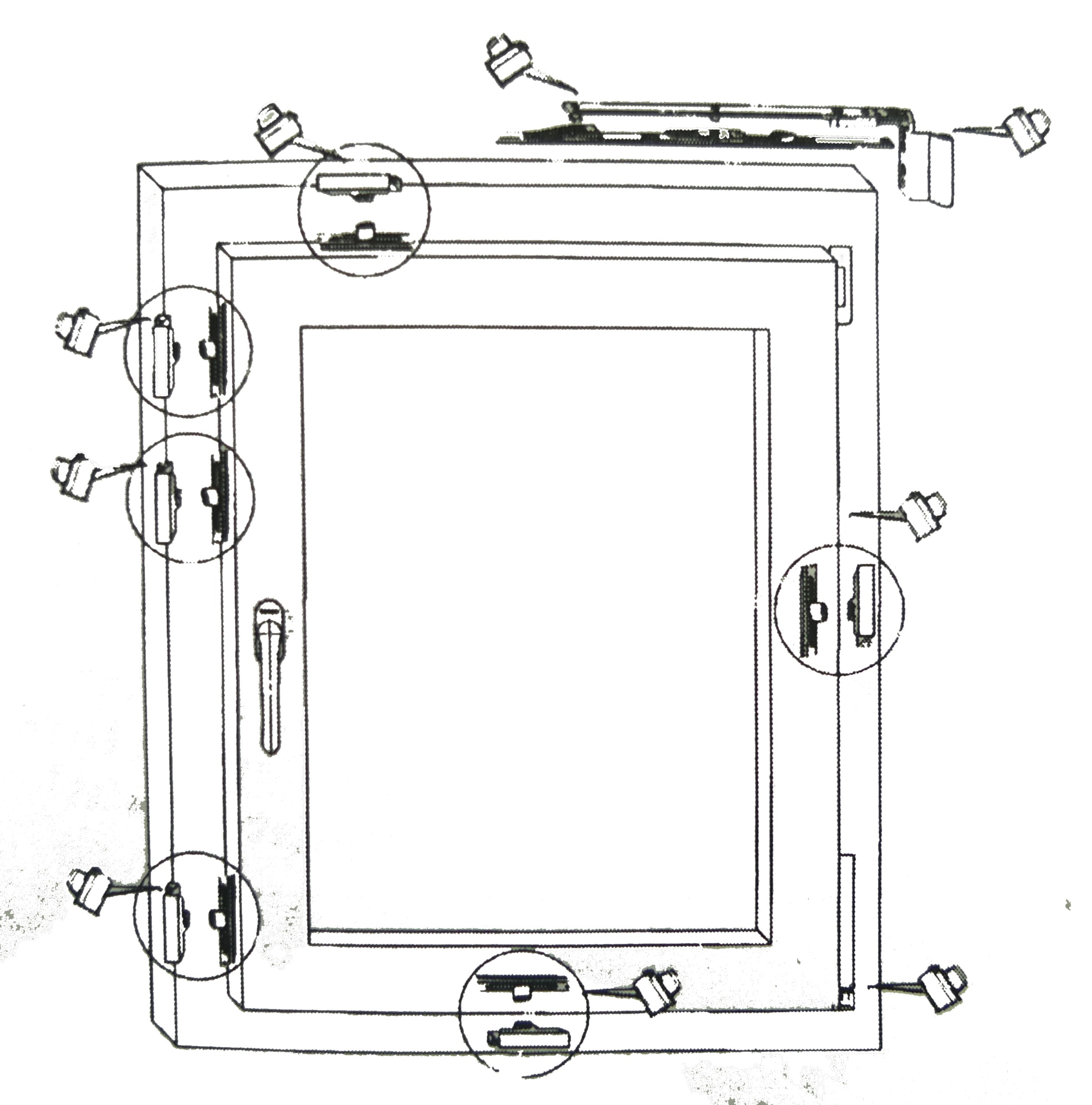 Serizeni oken kovani