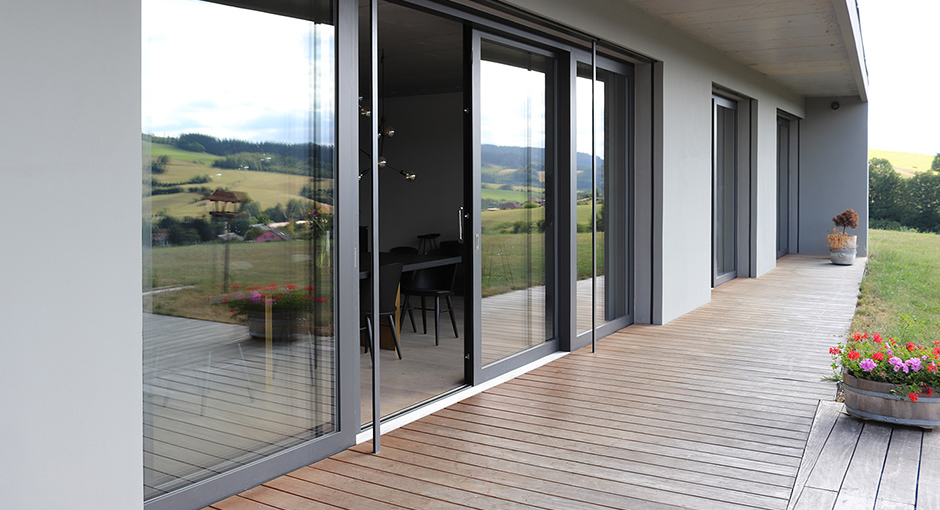 Energetické nároky na terasové a balkónové dveře